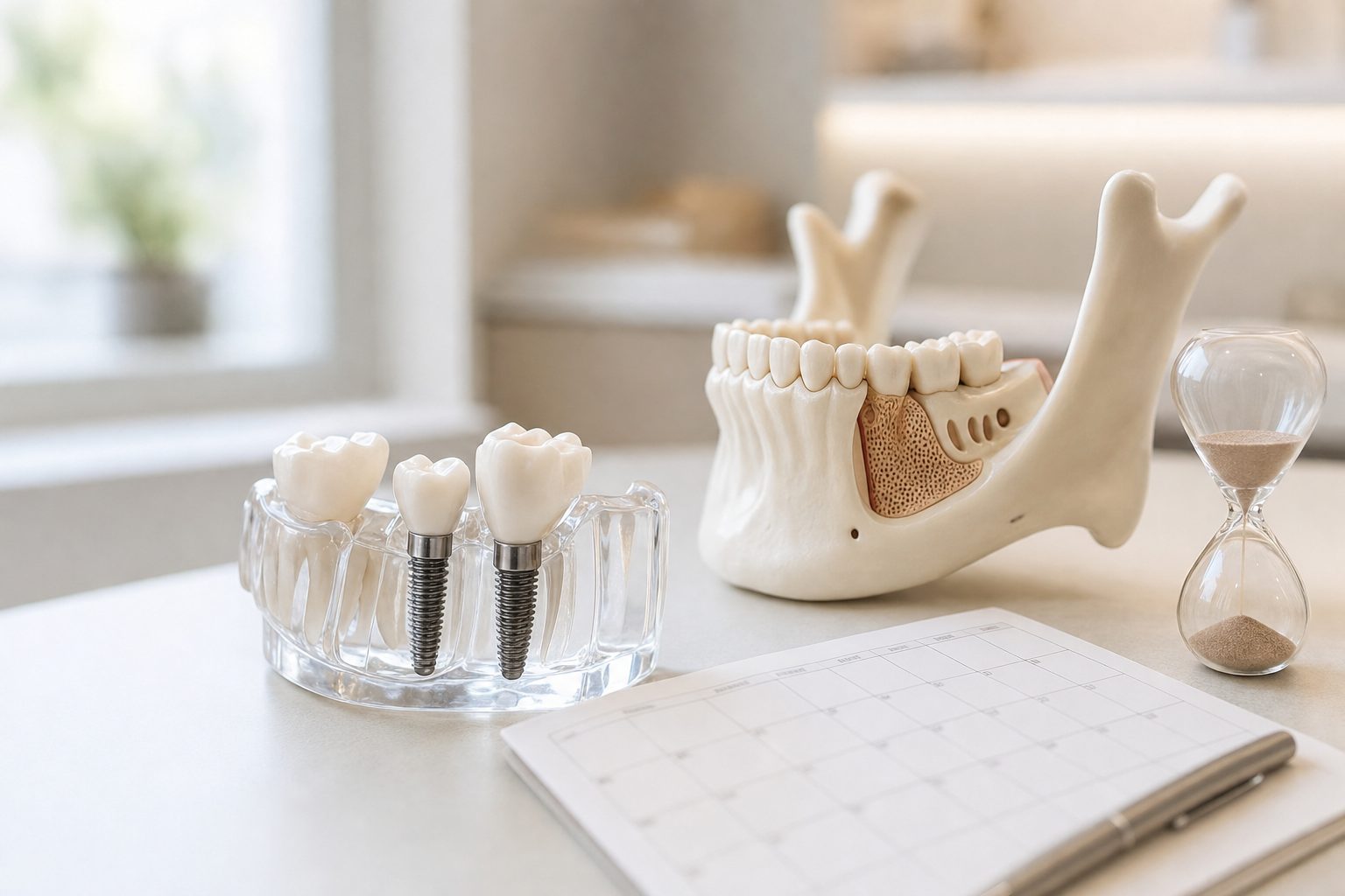 Cât durează în total un tratament cu implant dentar, de la consultație până la coroana finală?